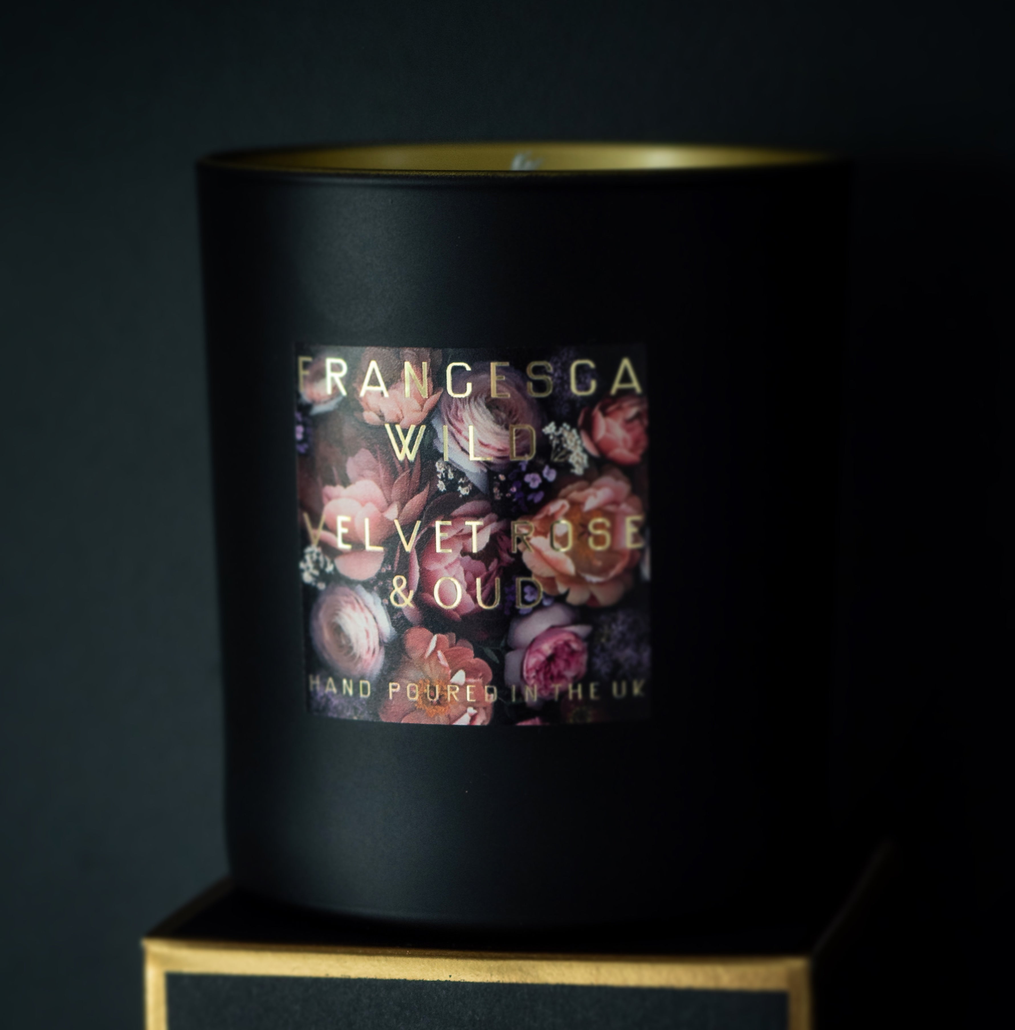 Velvet Rose and Oud Luxury Scented Candle – Francesca Wild