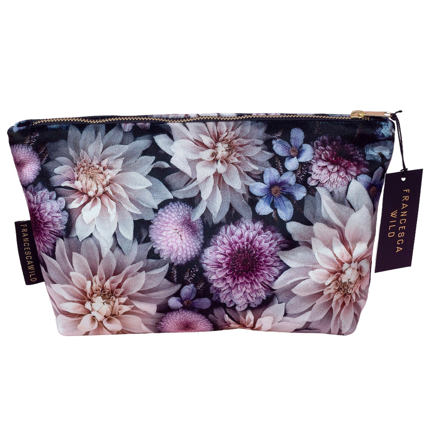 Dahlia Velvet Everyday Pouch