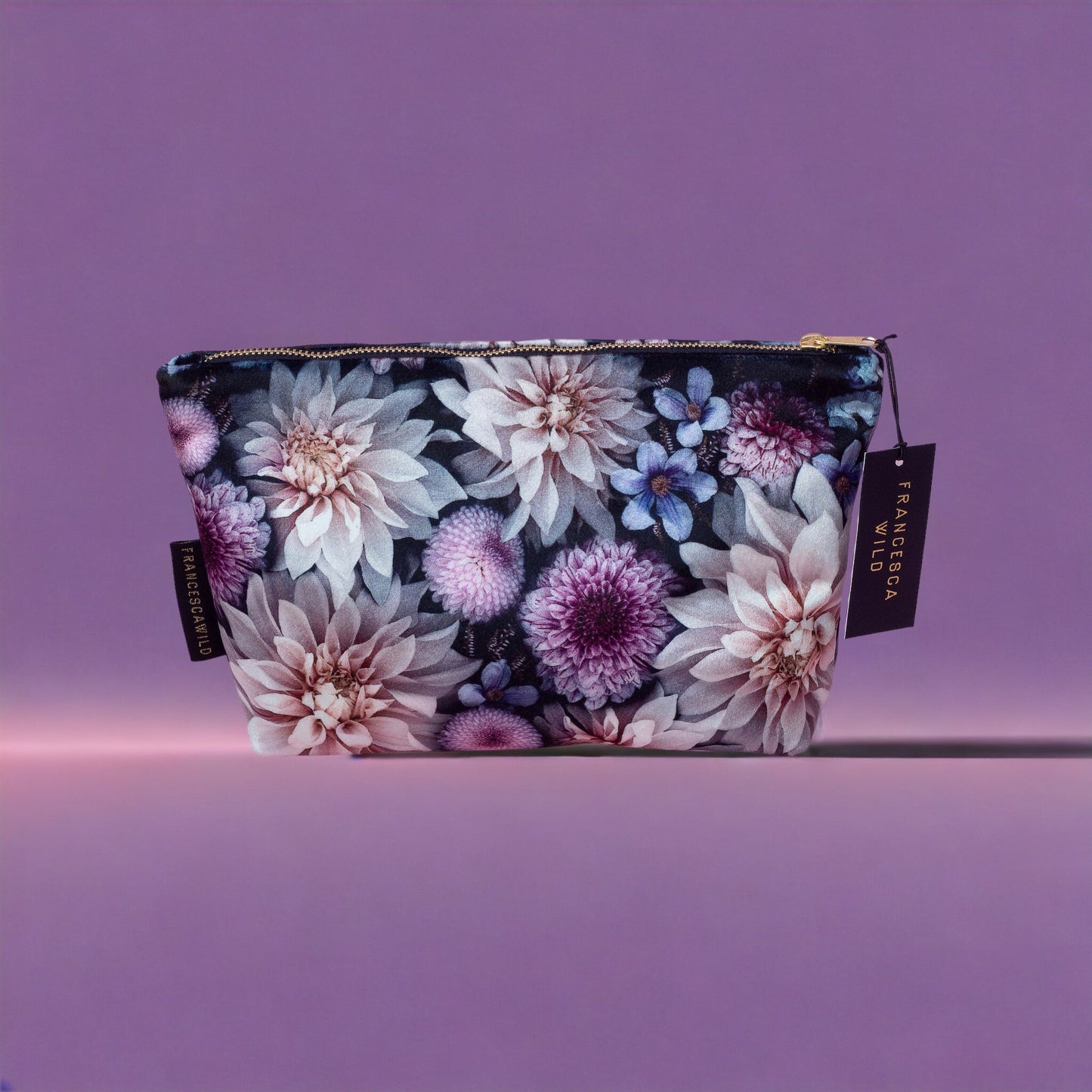 Dahlia Velvet Everyday Pouch